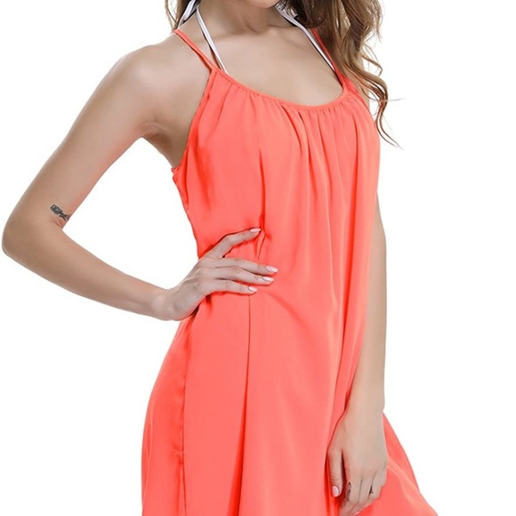 ReachMe Womens Spaghetti Strap Bathing Suit Cover Up - Picture 4 of 6